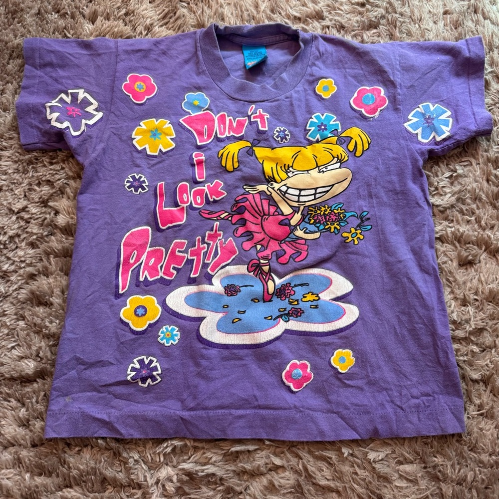 VINTAGE Deadstock Rugrats Angelica Tee 90s "Dont I Look Pretty"